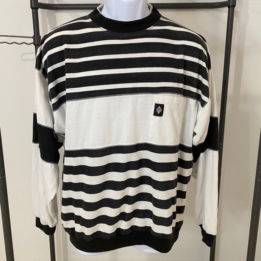 Vintage 90s Members Only Long Sleeve Striped XL
